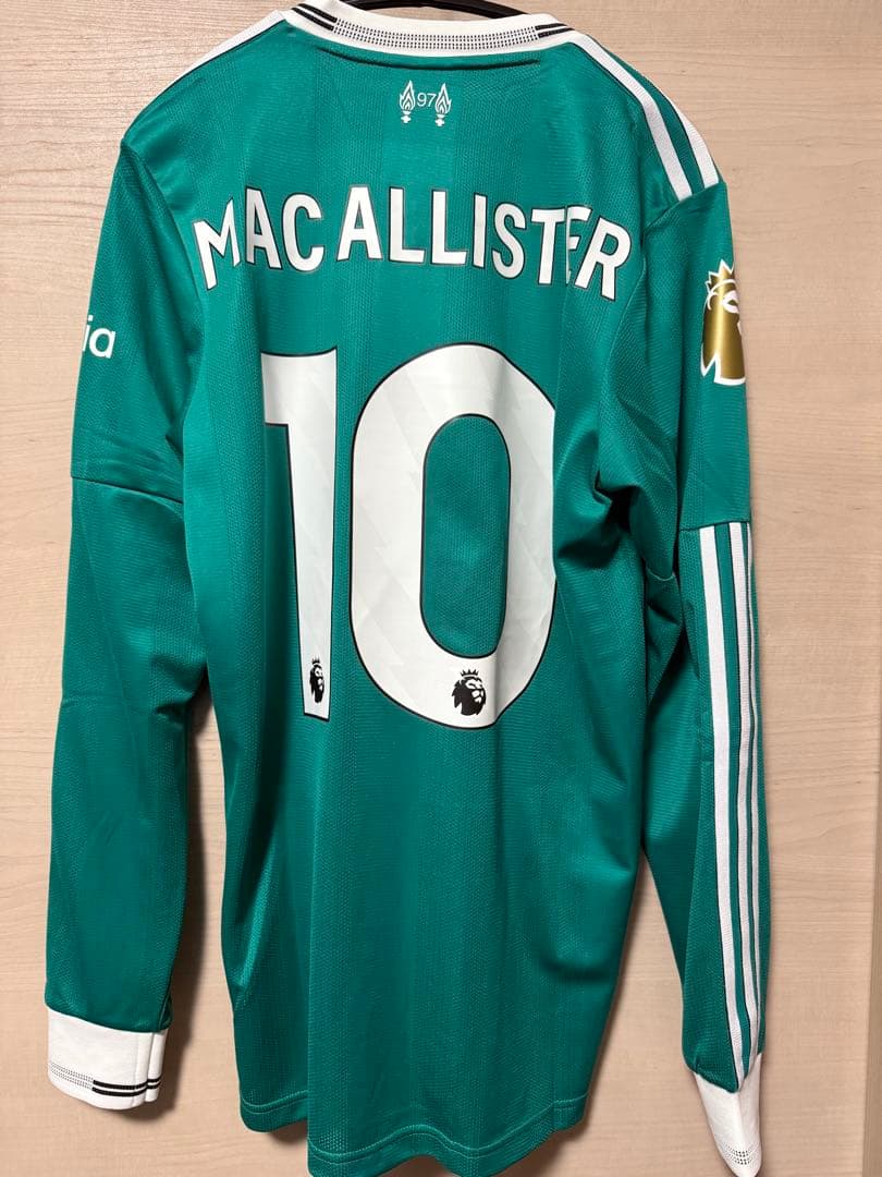 新品未使用　リヴァプール3rdユニフォーム 長袖オーセンティック　XLサイズ