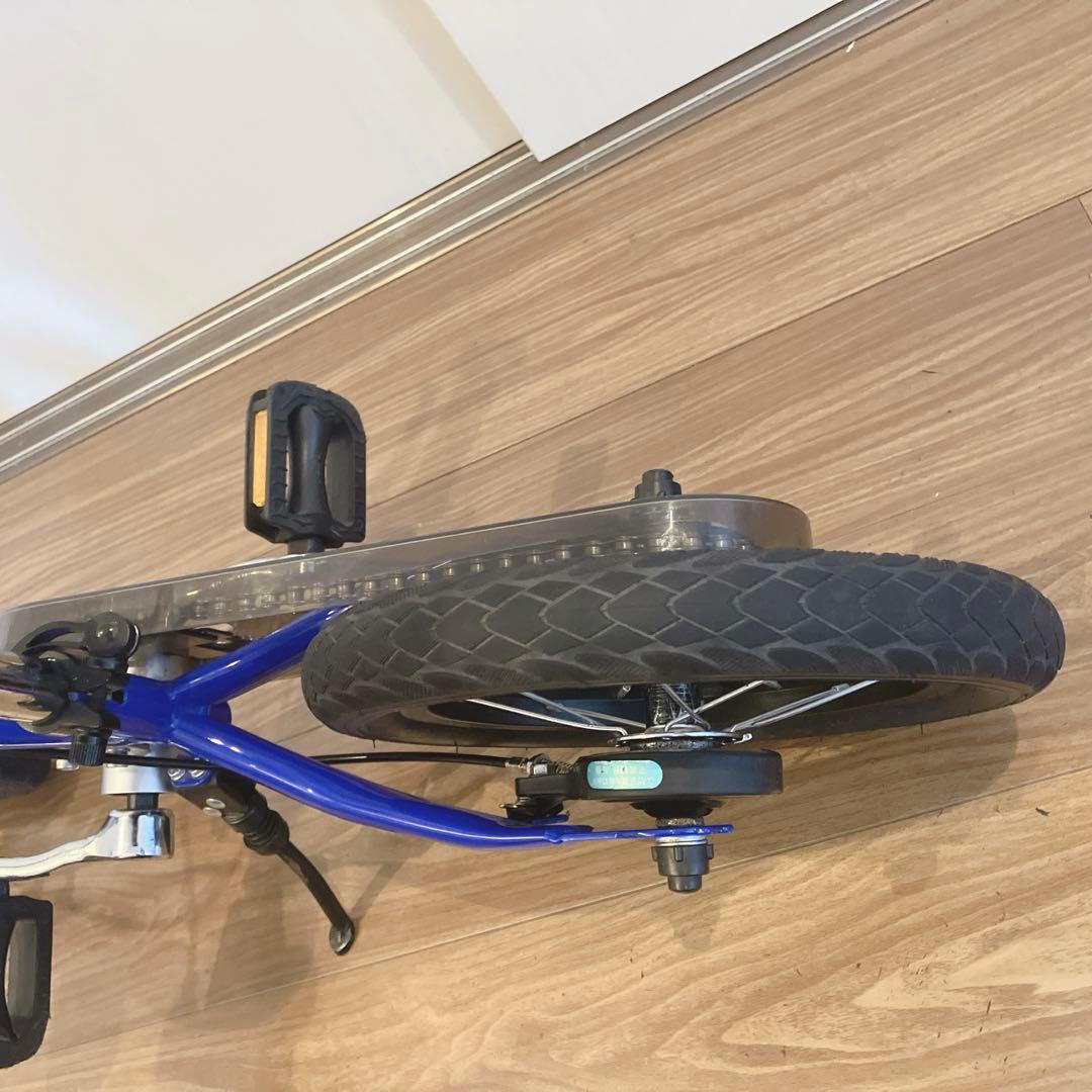 【美品】Henshin Bike へんしんバイク2 12インチ 青スタンド付