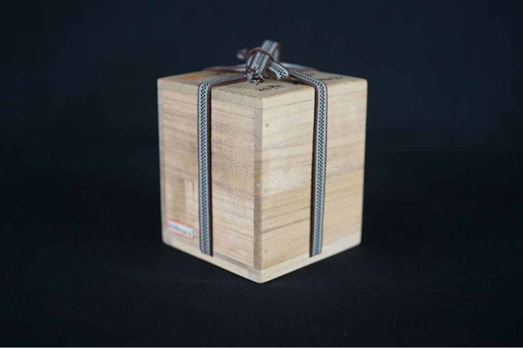 新井司峰 作 秋草蒔絵 松溜塗 大棗 共箱 共布 茶道具