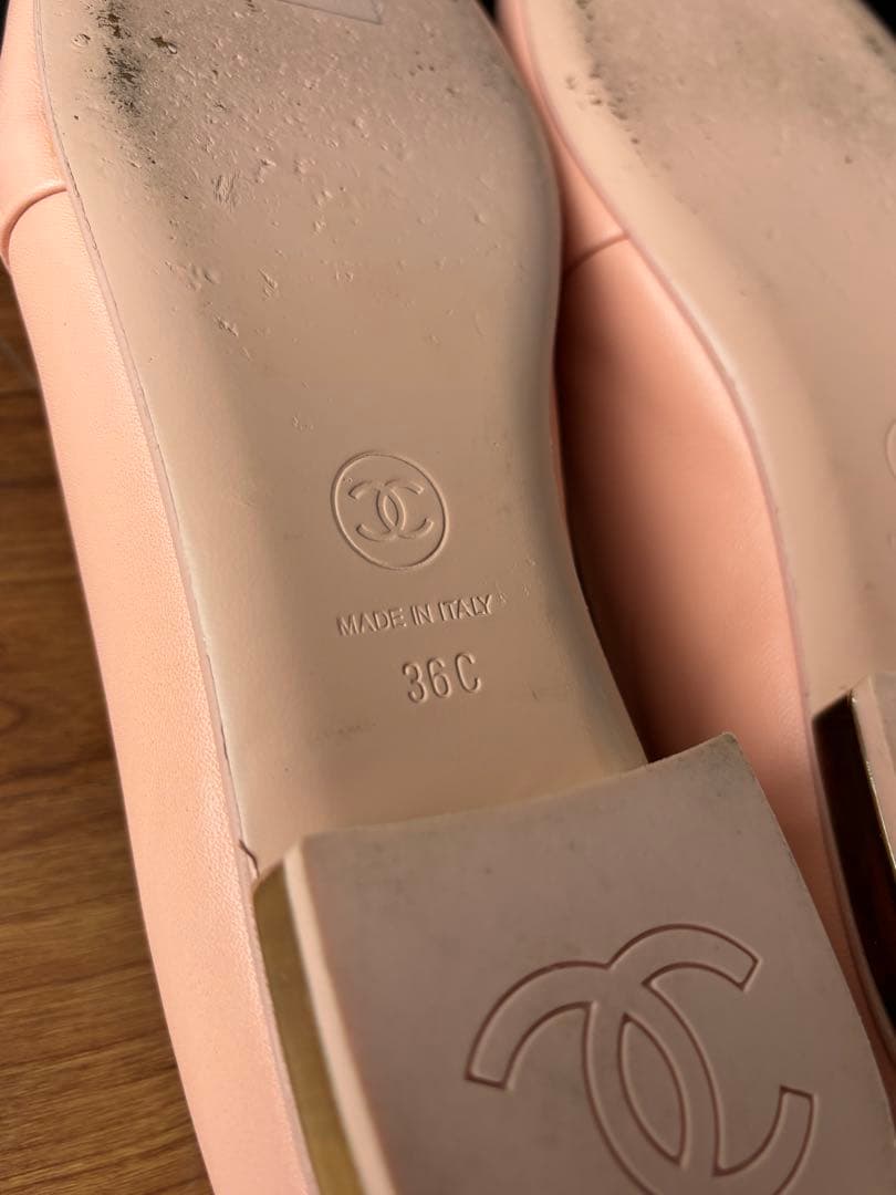 CHANEL ローファー サイズ36 ピンクとベージュ　2足セット