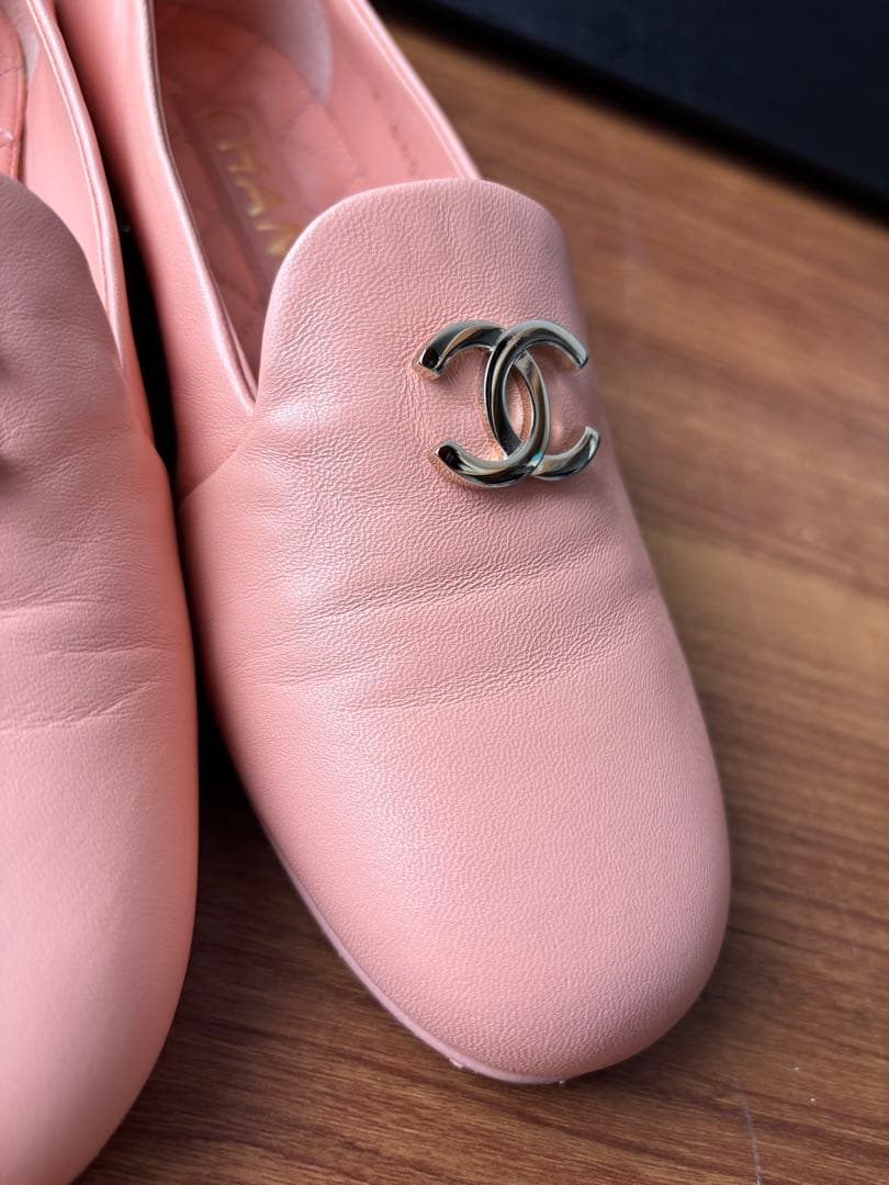 CHANEL ローファー サイズ36 ピンクとベージュ　2足セット