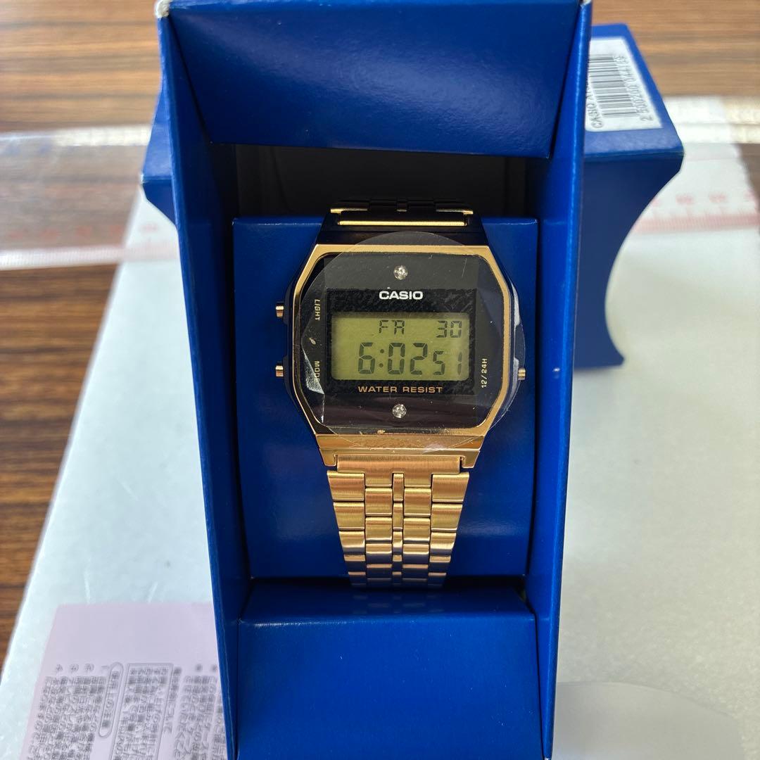 CASIO A159WGED-1 ゴールド デジタル腕時計