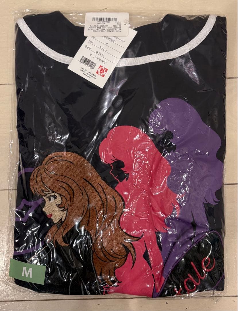 峰不二子　ベースボールシャツ　ビッグシルエット　M