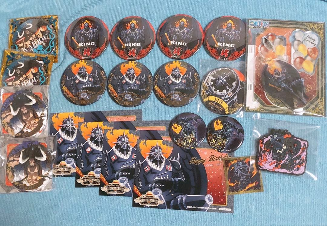 ONEPIECE キング 麦たま アルベル 缶バッジ アクスタカイドウ まとめ