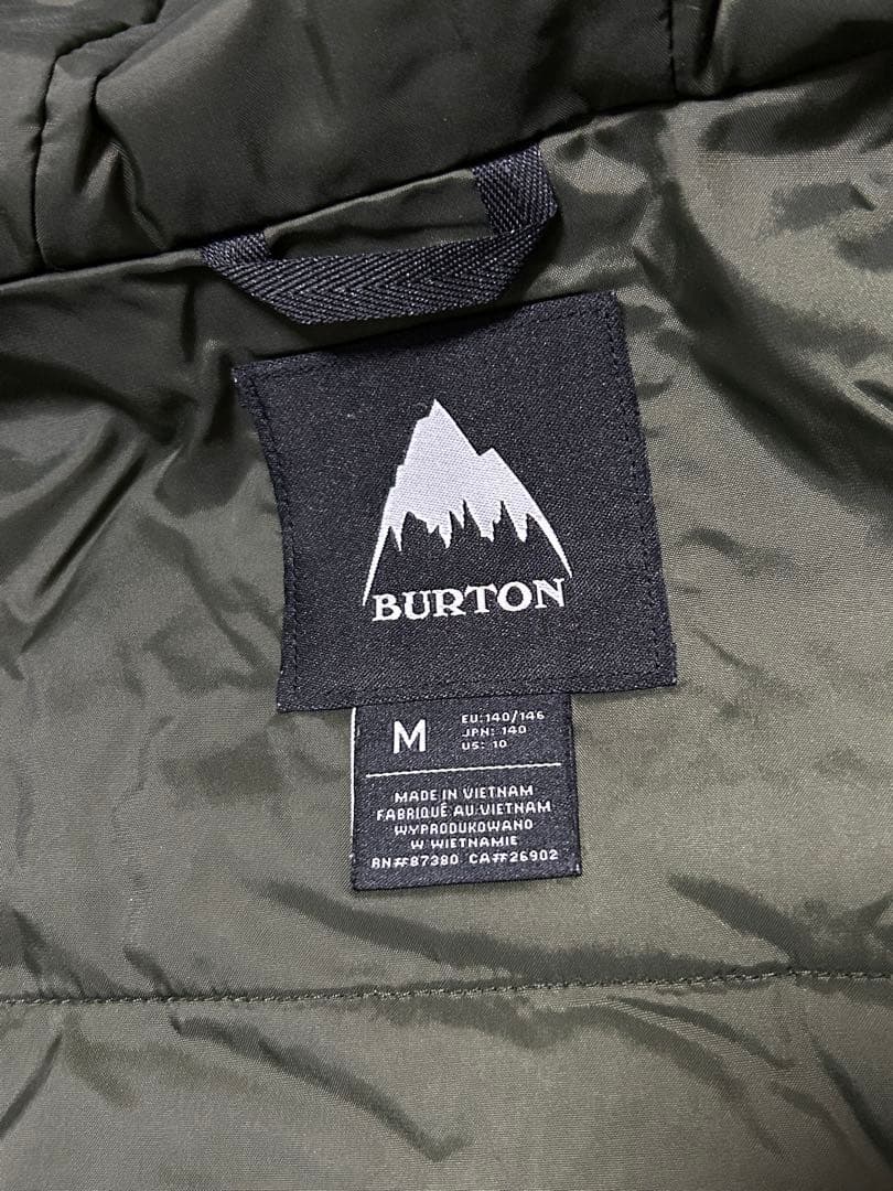 BURTON 迷彩柄 スノーボードウェア Mサイズ