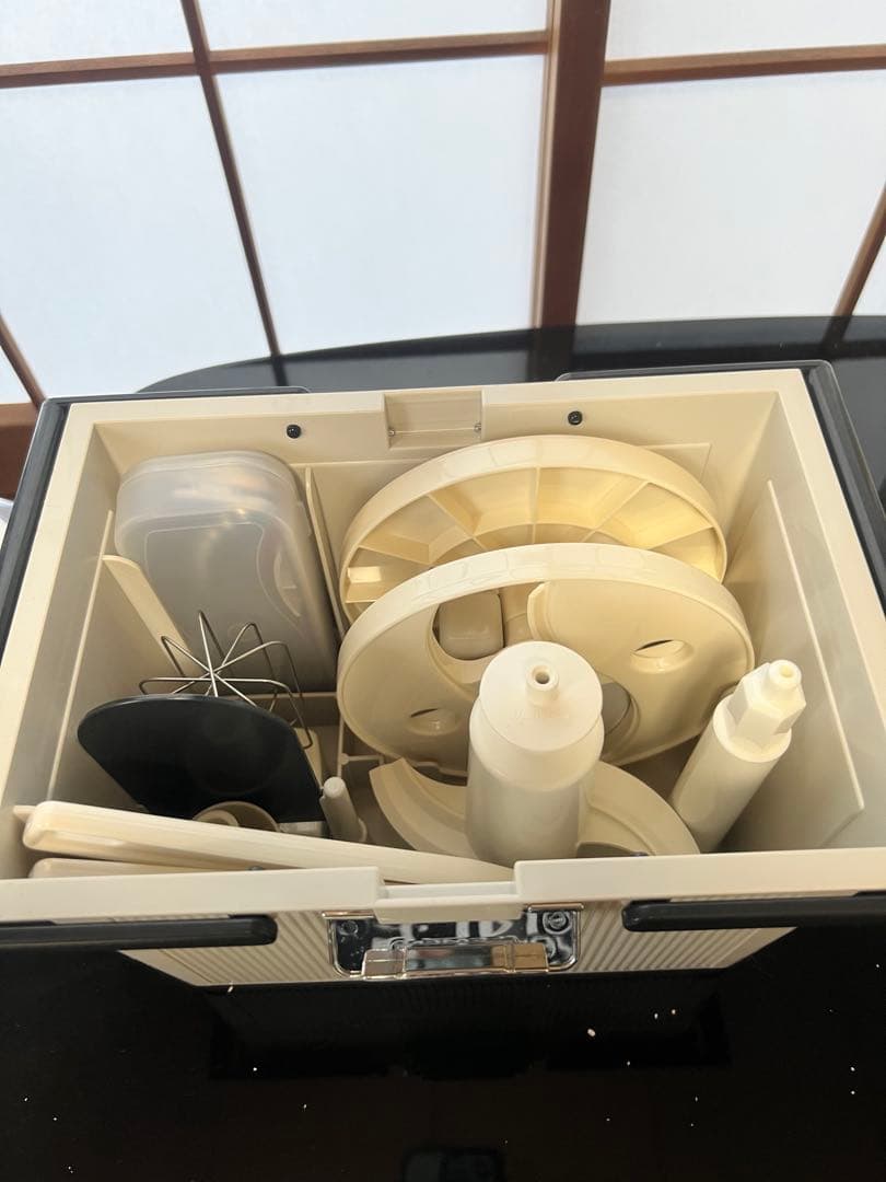 【美品】アムウェイフードプロセッサーケース、レシピ本付 15年製