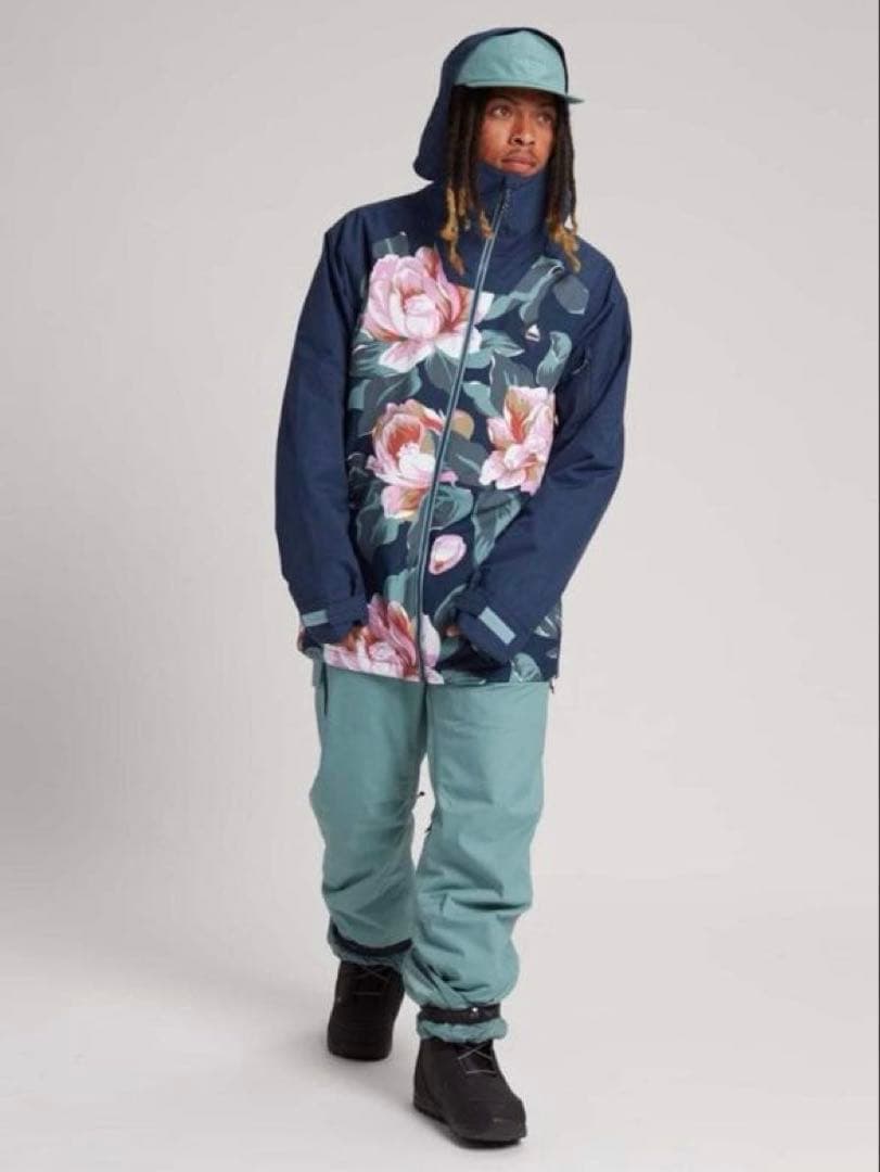 【美品】BURTON バートン 花柄 スノボウェア ジャケット
