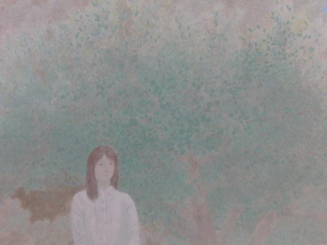 橋本弘安、【希望】、希少な額装用画集より、状態良好、新品額装付、日本人画家