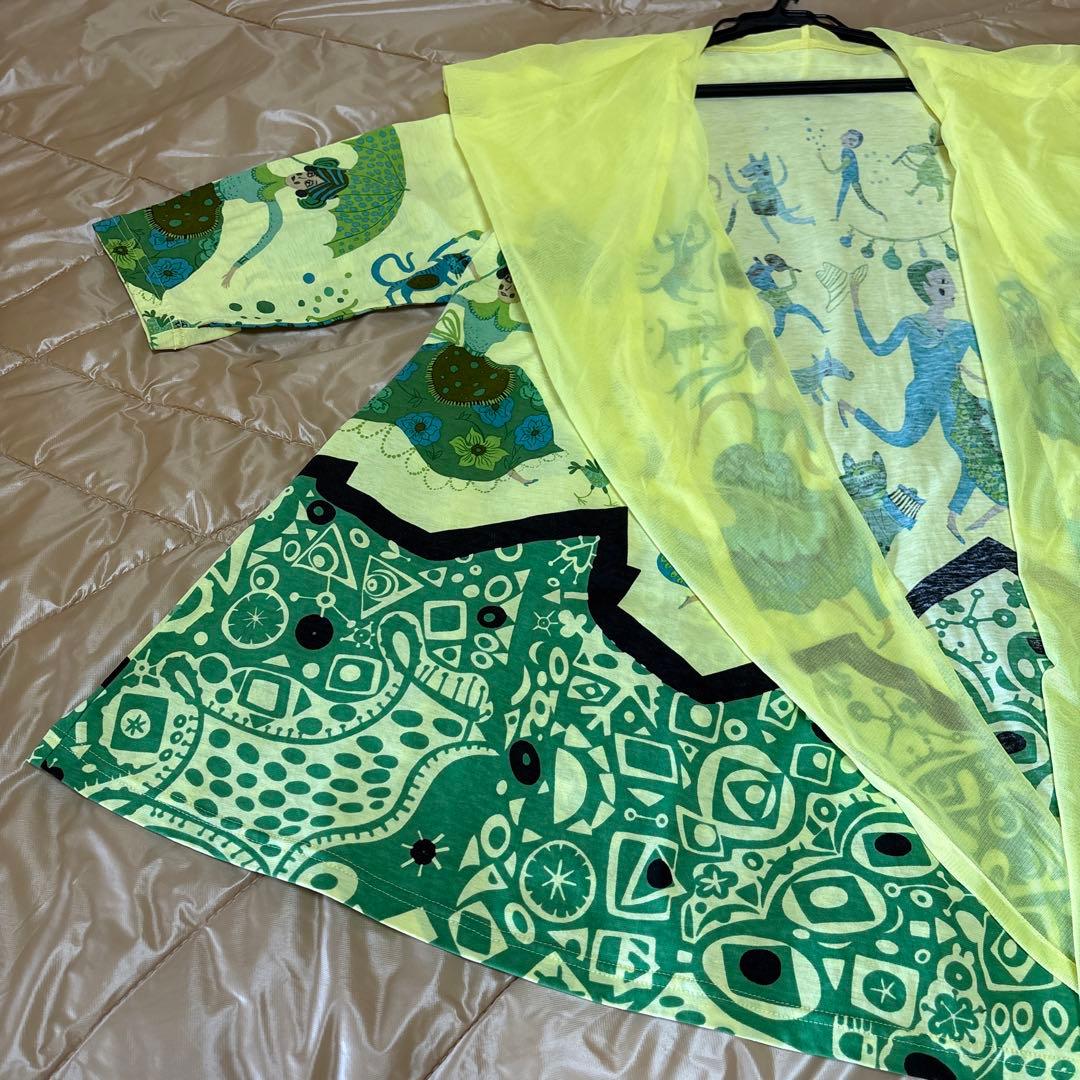 【美品】✨トクコプルミエヴォル✨ウルグアイカーニバル羽織物❤️DEPARR❣️