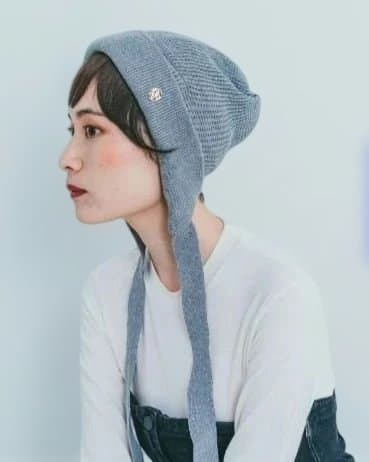 バレンセット　【スカーフハット　ニット帽　前髪ウィッグ】