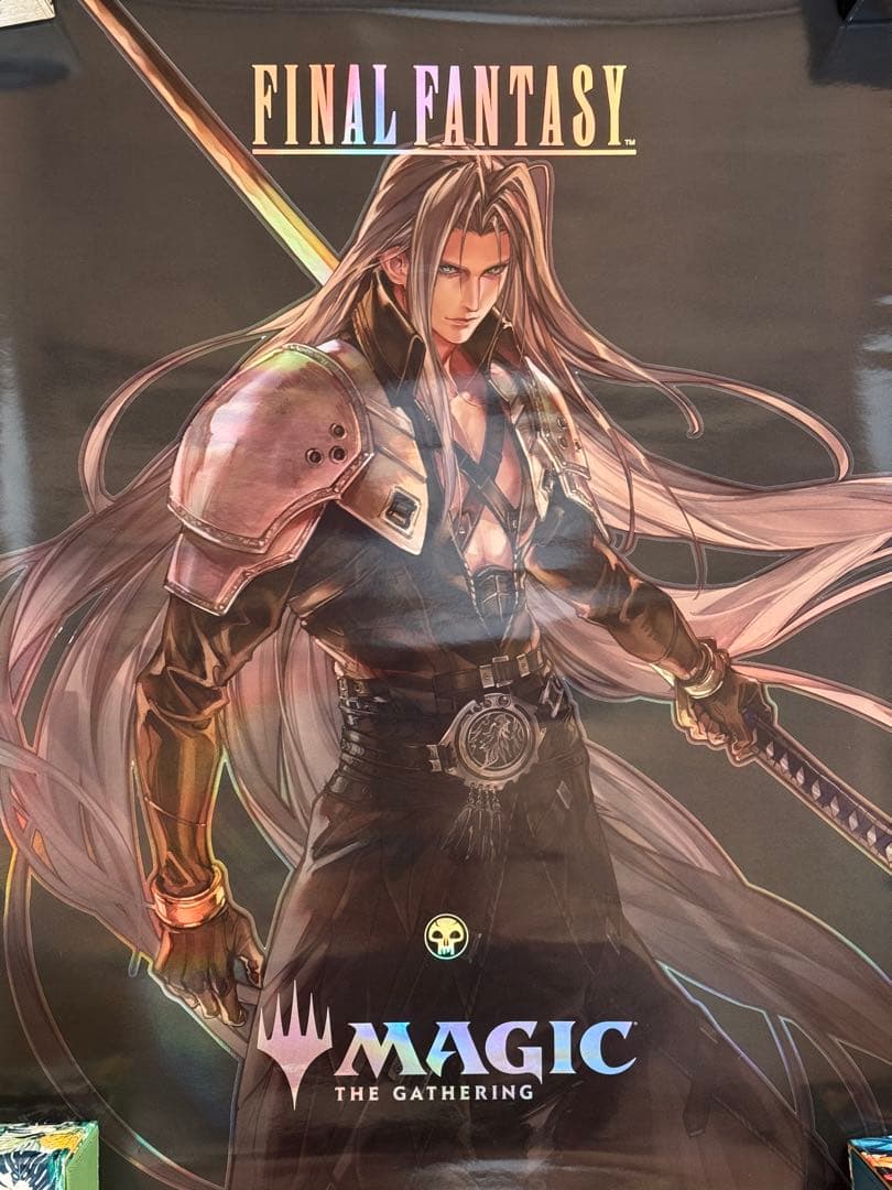 MTG ファイナルファンタジー　販促用FOILポスター セフィロス