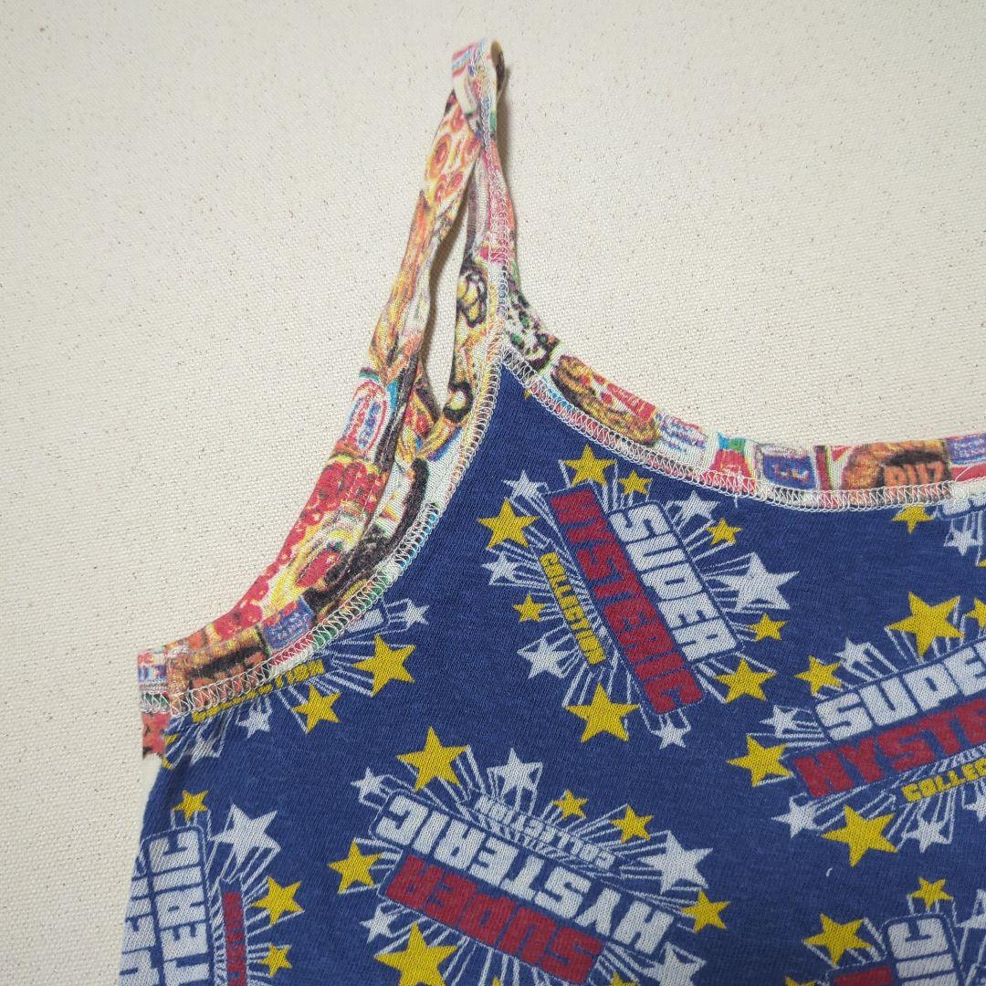 【初期タグ♡人気デザイン】ヒステリックグラマー　ヒスロゴ総柄キャミソール