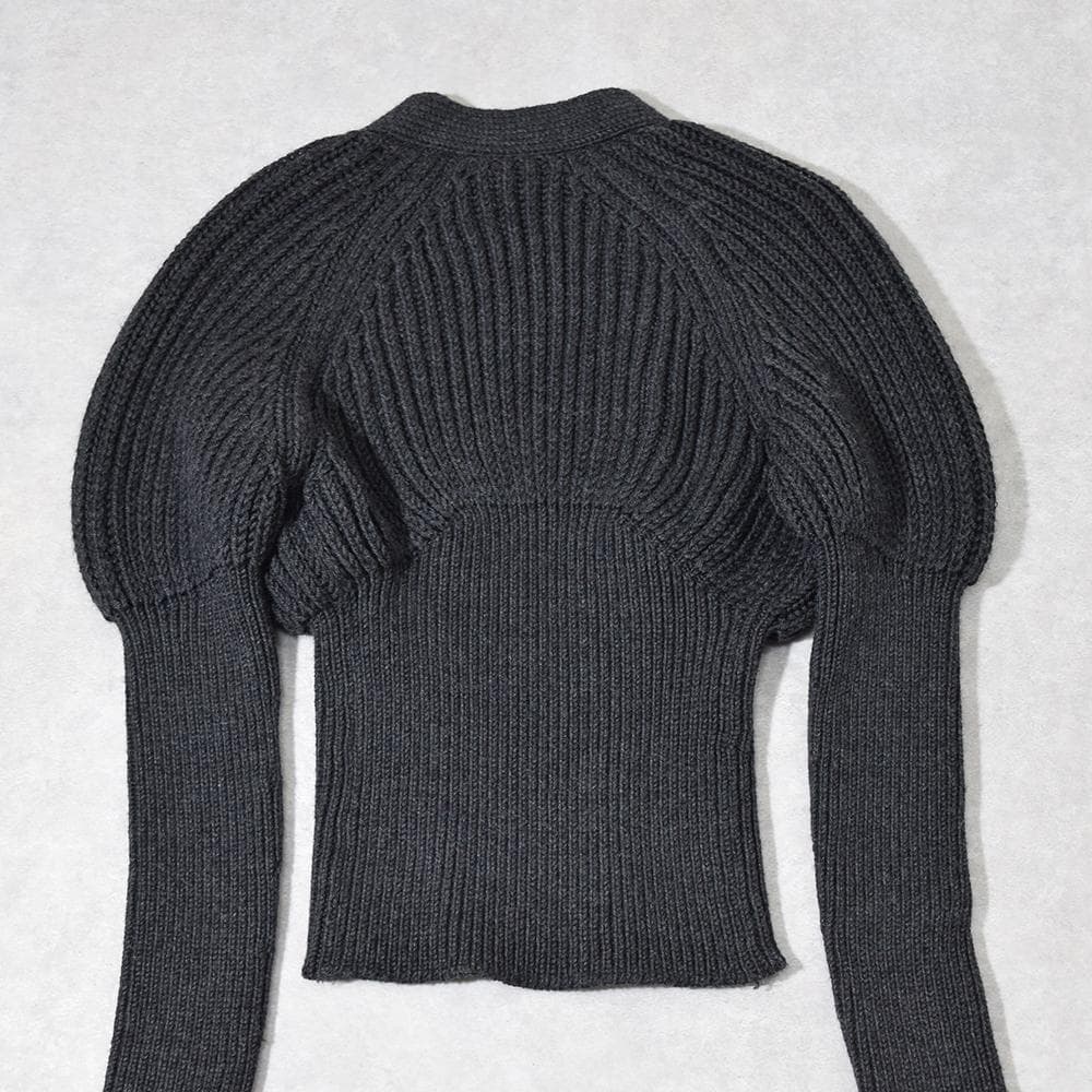 00s トムフォード期 グッチ GUCCI コンシャス ニットカーディガン 短丈