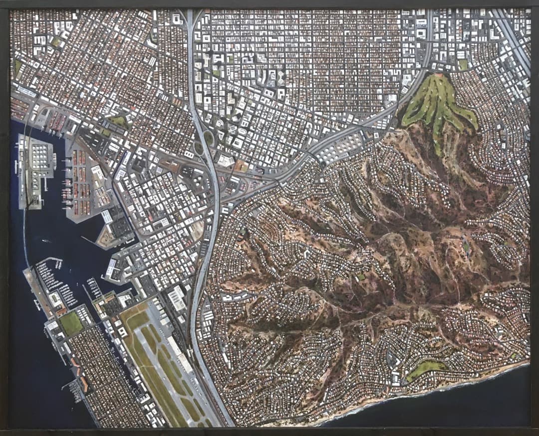 オリジナル絵画作品《Satellite Imagery No. 7》