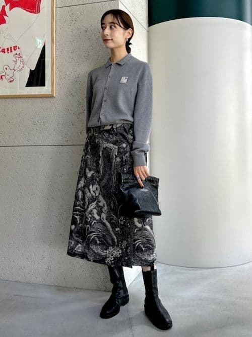 caban コットンカシミヤ カーディガン