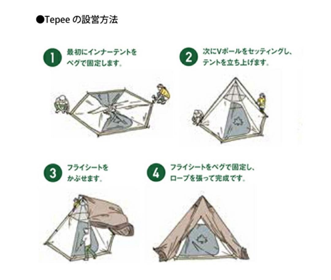 ロゴス　テントTradcanvas Vポール