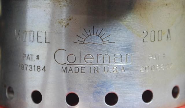 コールマン /200Ａ　1955年9月製【Coleman】7237796