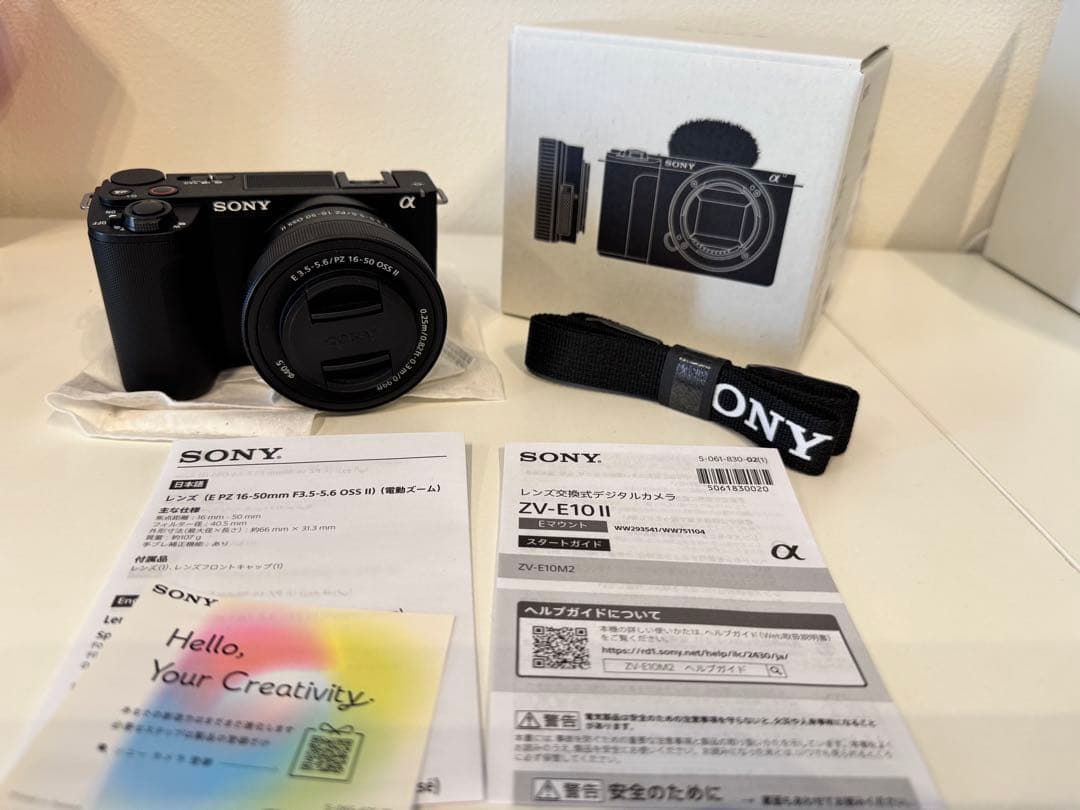 【極美品】Sony ZV-E10Ⅱ パワーズームキット