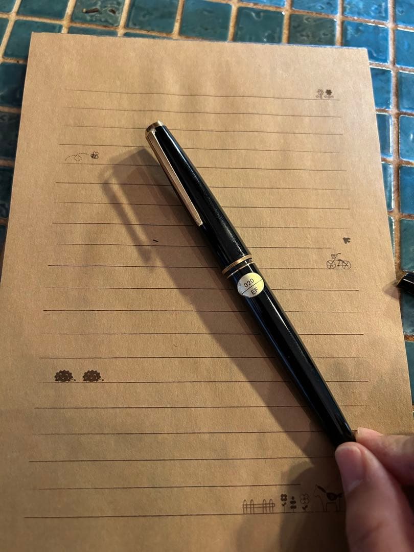 モンブラン万年筆 585 14K 320EF MONTBLANC