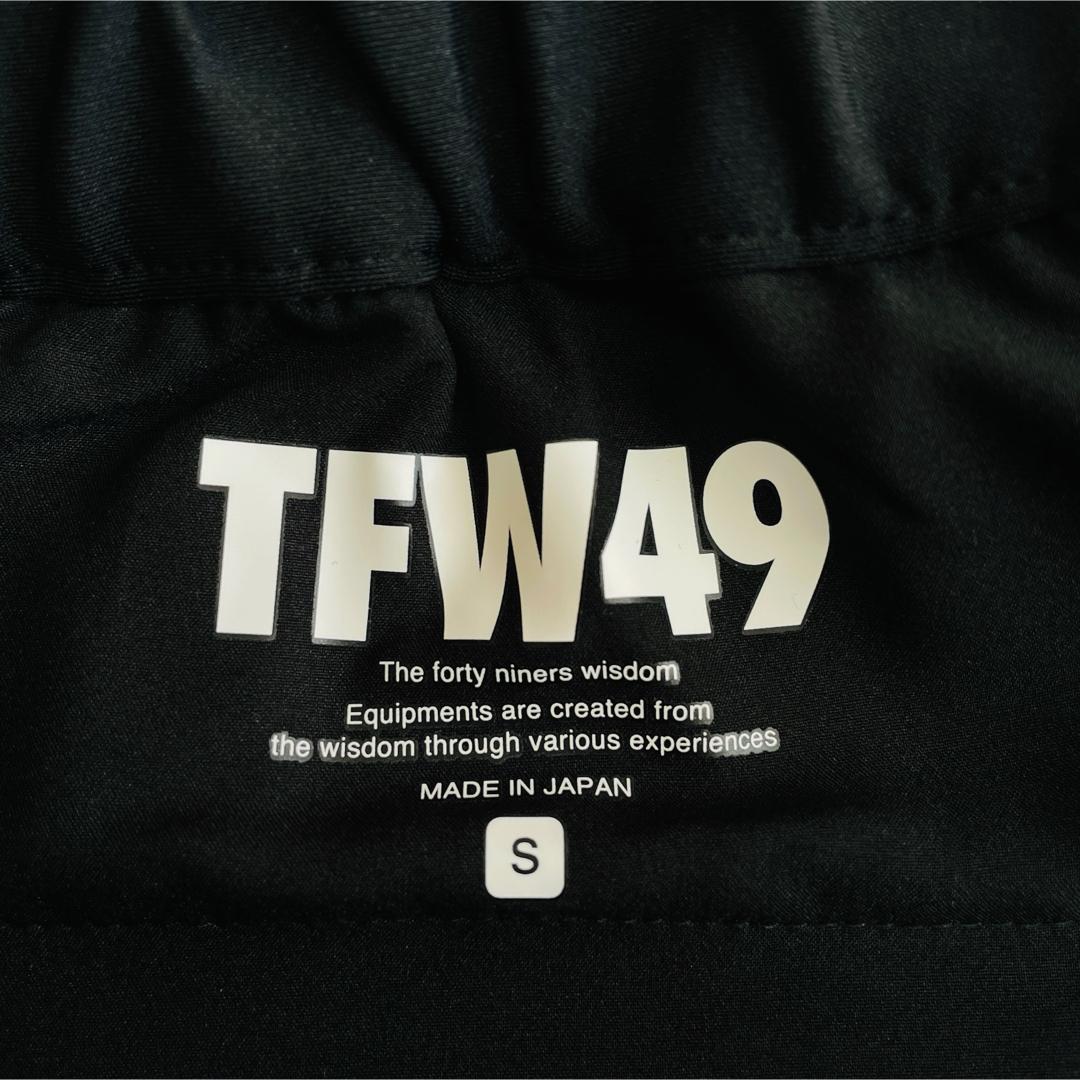 6738【美品】TFW49 アンクルカーゴパンツ　22AW ブラック ゴルフ