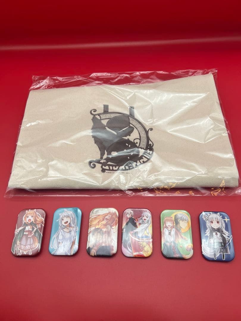 狼と香辛料　GoFa 缶バッジ全種類　トートバッグ