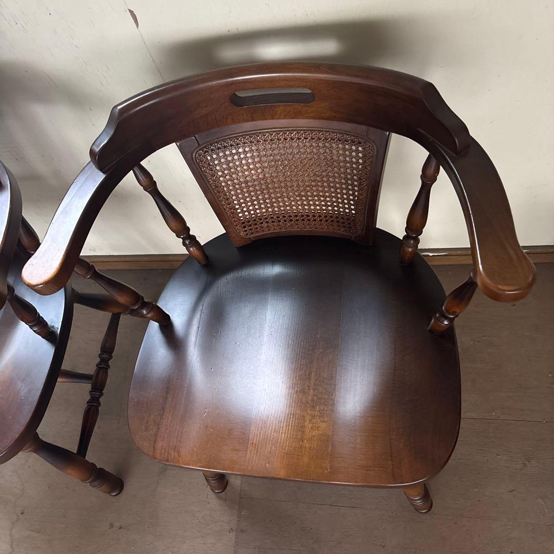 キツツキ　飛騨産業　ウィンザーチェア　右側　美品寄り　最安値