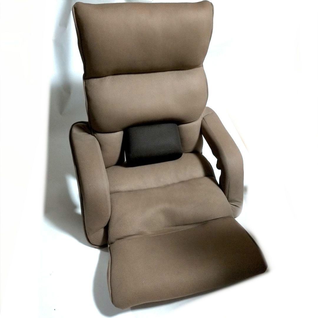 専用カバーあり 腰の神様がくれた座椅子 肘つき 明光ホームテック リクライニング