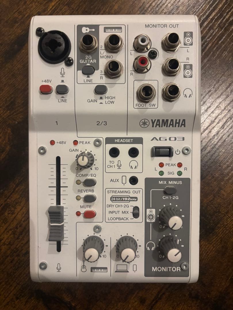 YAMAHA AG03 MK2オーディオインターフェイス 本体のみ