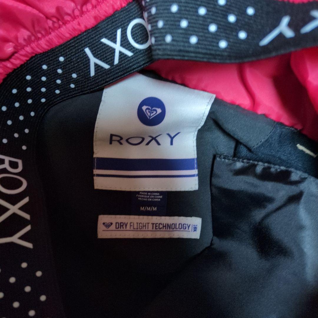 ROXY　スノボウェア　上下セット　Ｍ　総柄　ロゴ　ベージュ