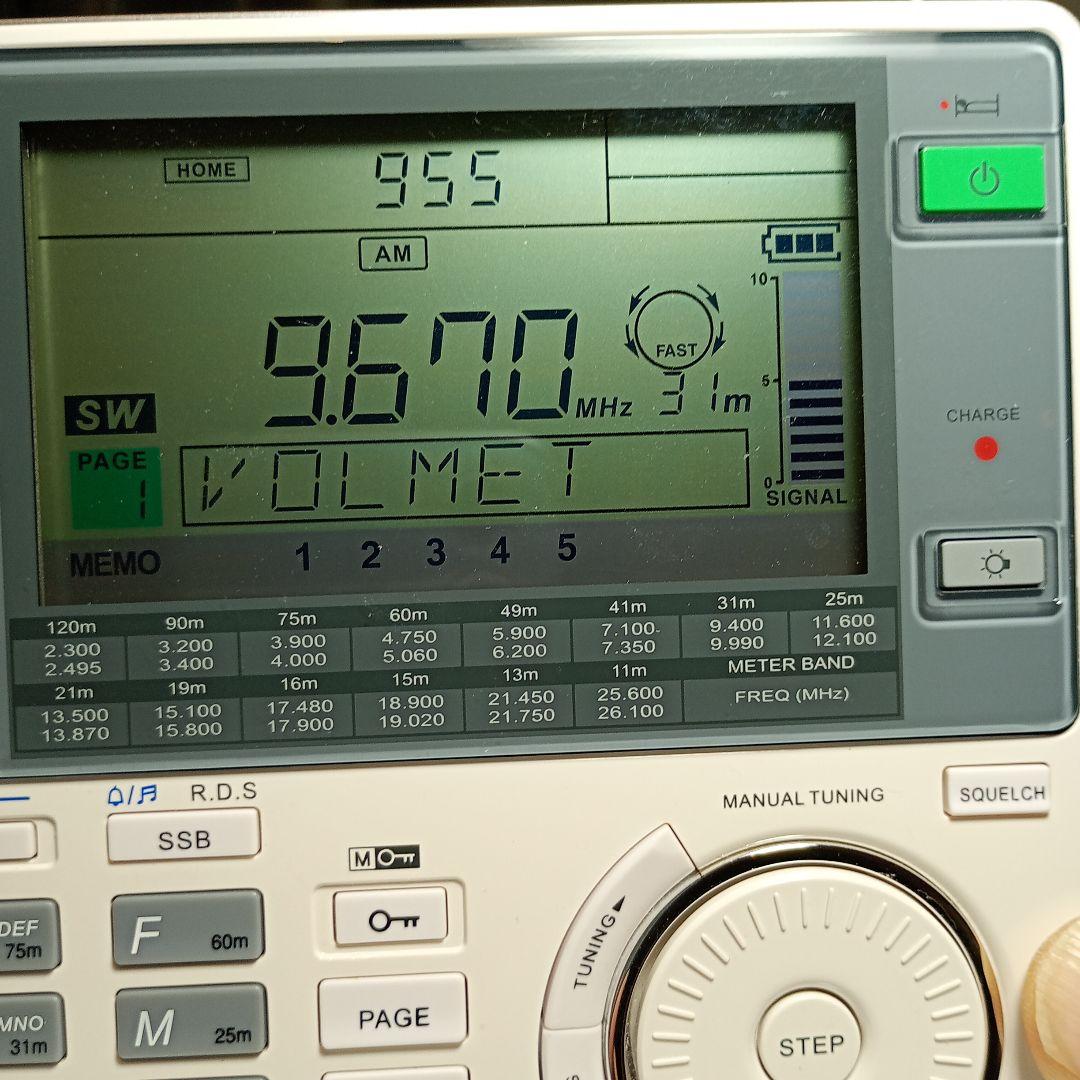 SANGEAN BCLラジオ ATS-909X 2014年製　動作品