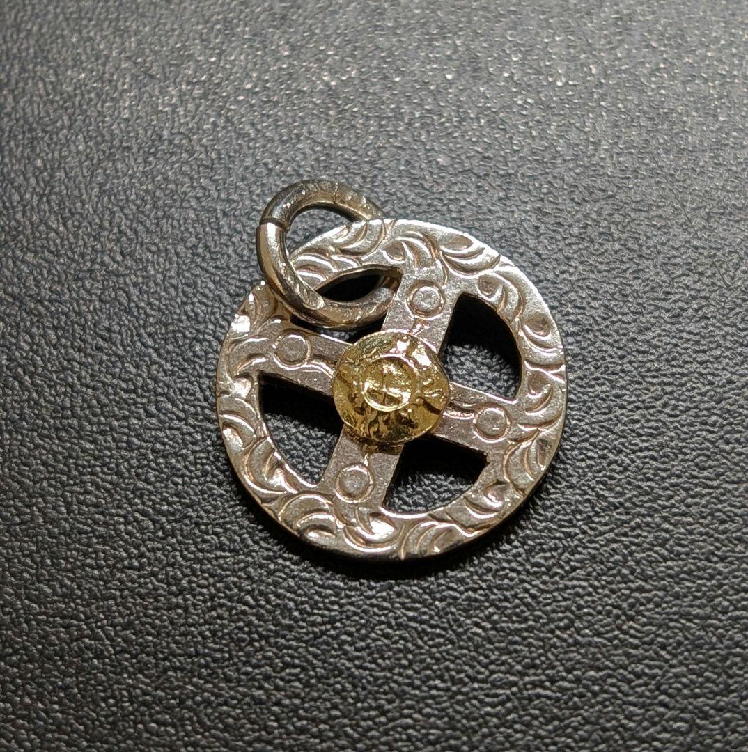 【美品】ファーストアローズ Ｋ１８付メディスンホイールメタル（チェーン受け用）