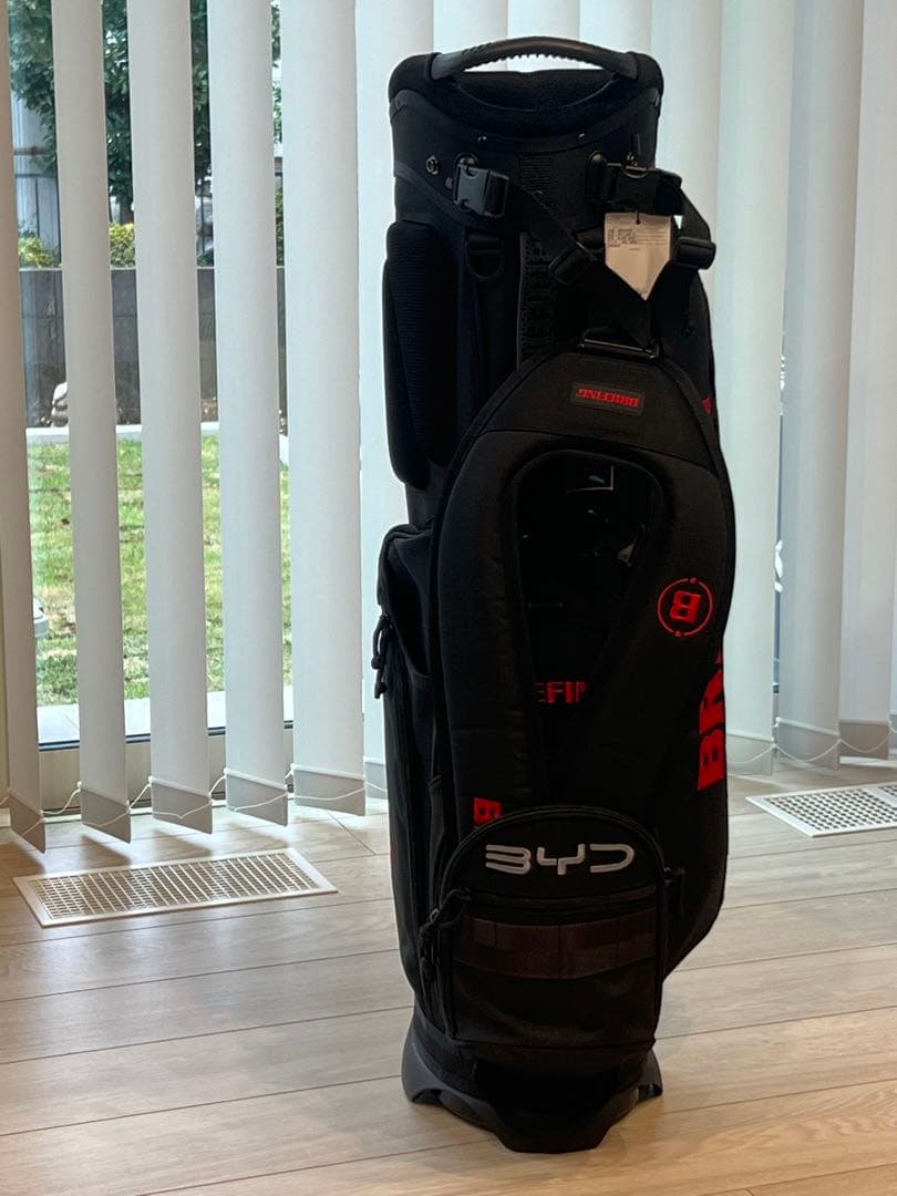 BRIEFING ブラック キャディバッグ(CR-4)