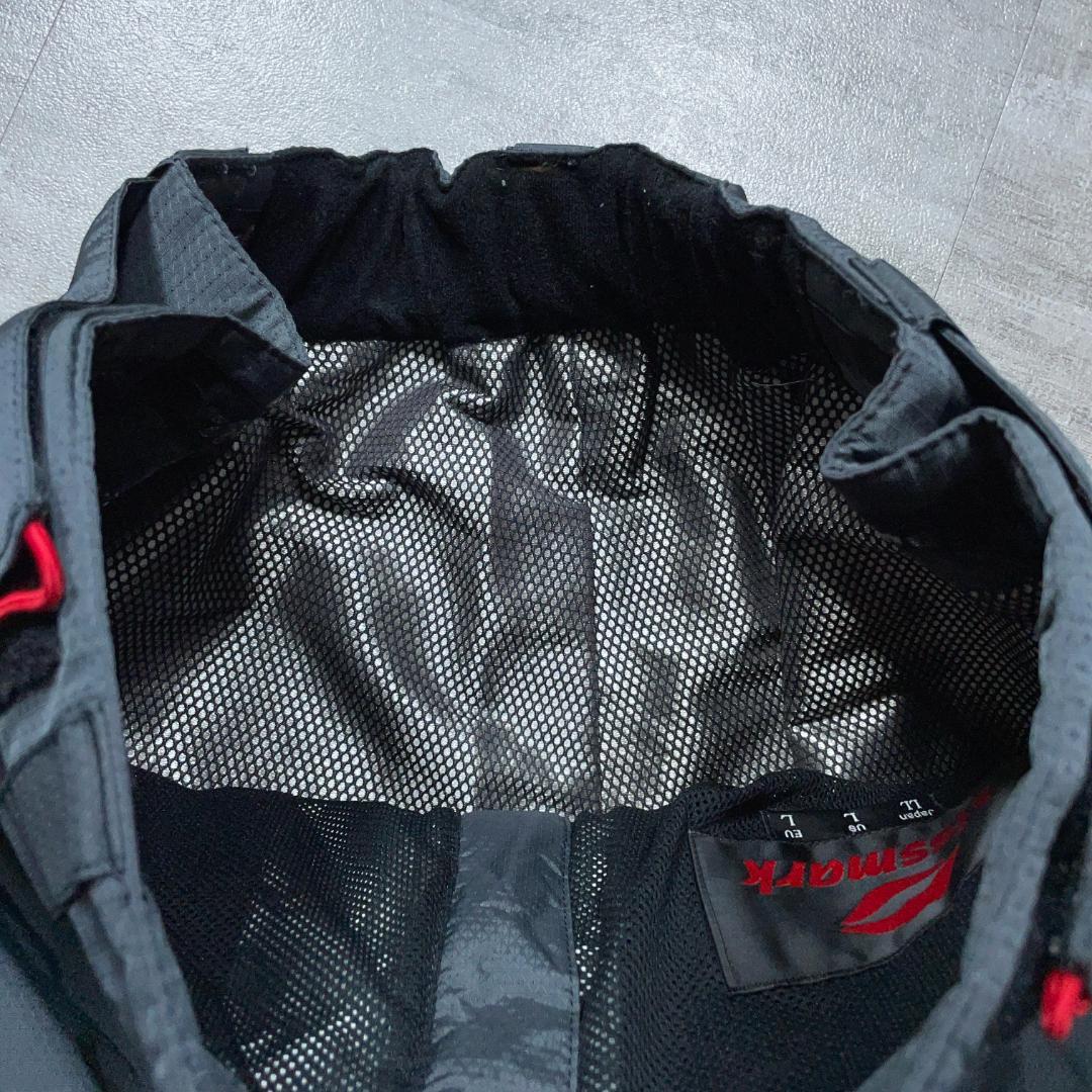 美品 お買い得★ キスマーク スキーウェア XL 大きいサイズ スノーボード 黒