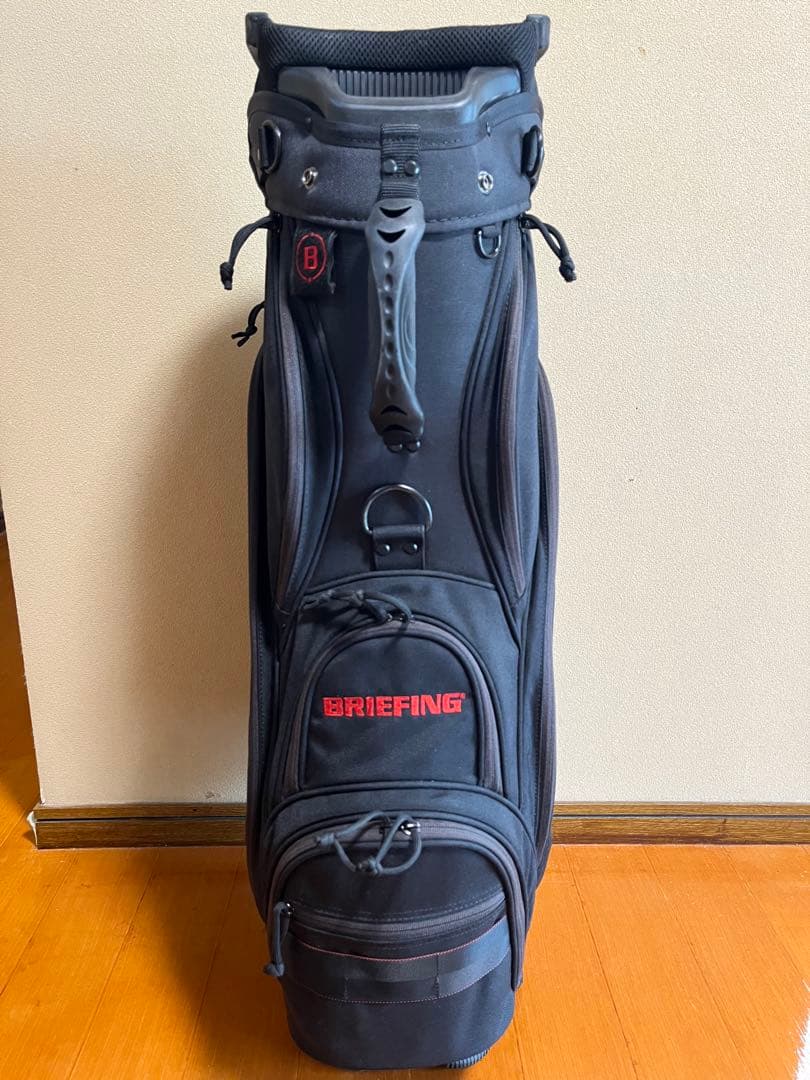 BRIEFING キャディバッグ 黒 CR5（口枠14分割＋1）