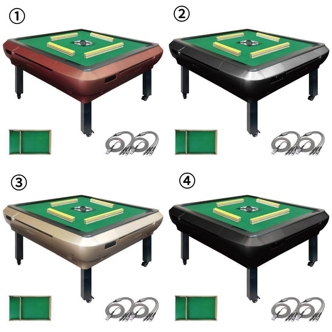 全自動麻雀卓 座卓 ハーフレッグ 麻雀卓 28mm ゴールド 2141