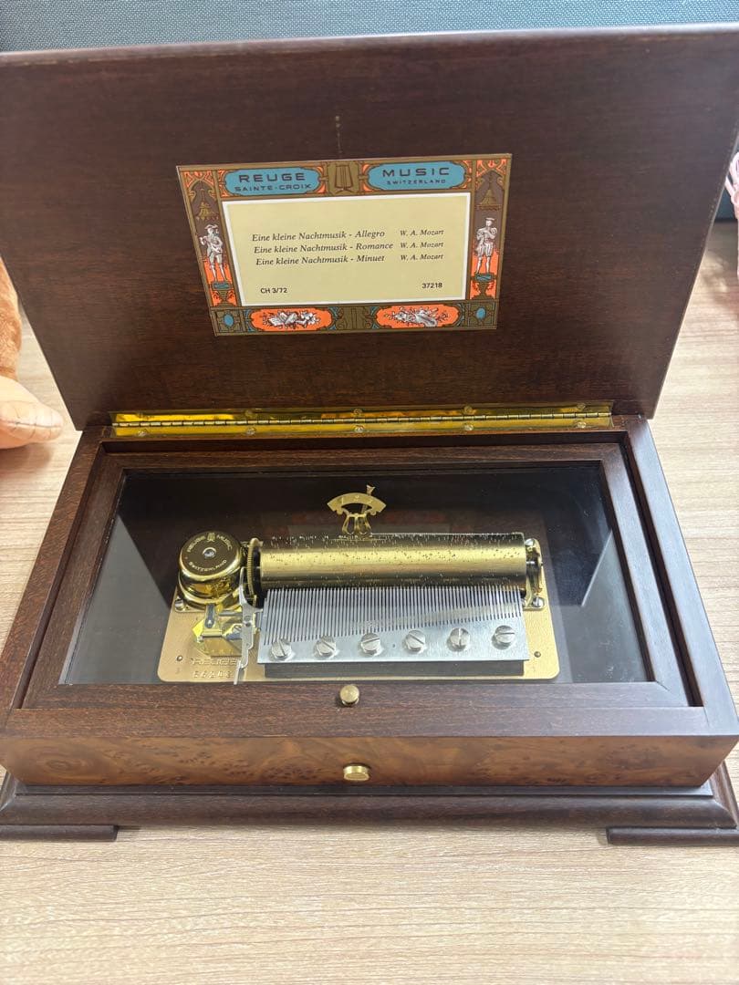 REUGE オルゴール 3曲72弁 モーツァルト