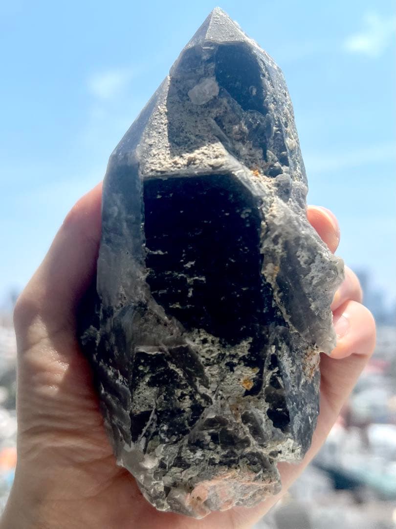 最終価格✨美✨希少✨AAAAAチベット産 ドリームコート モリオン 叡智の黒神殿