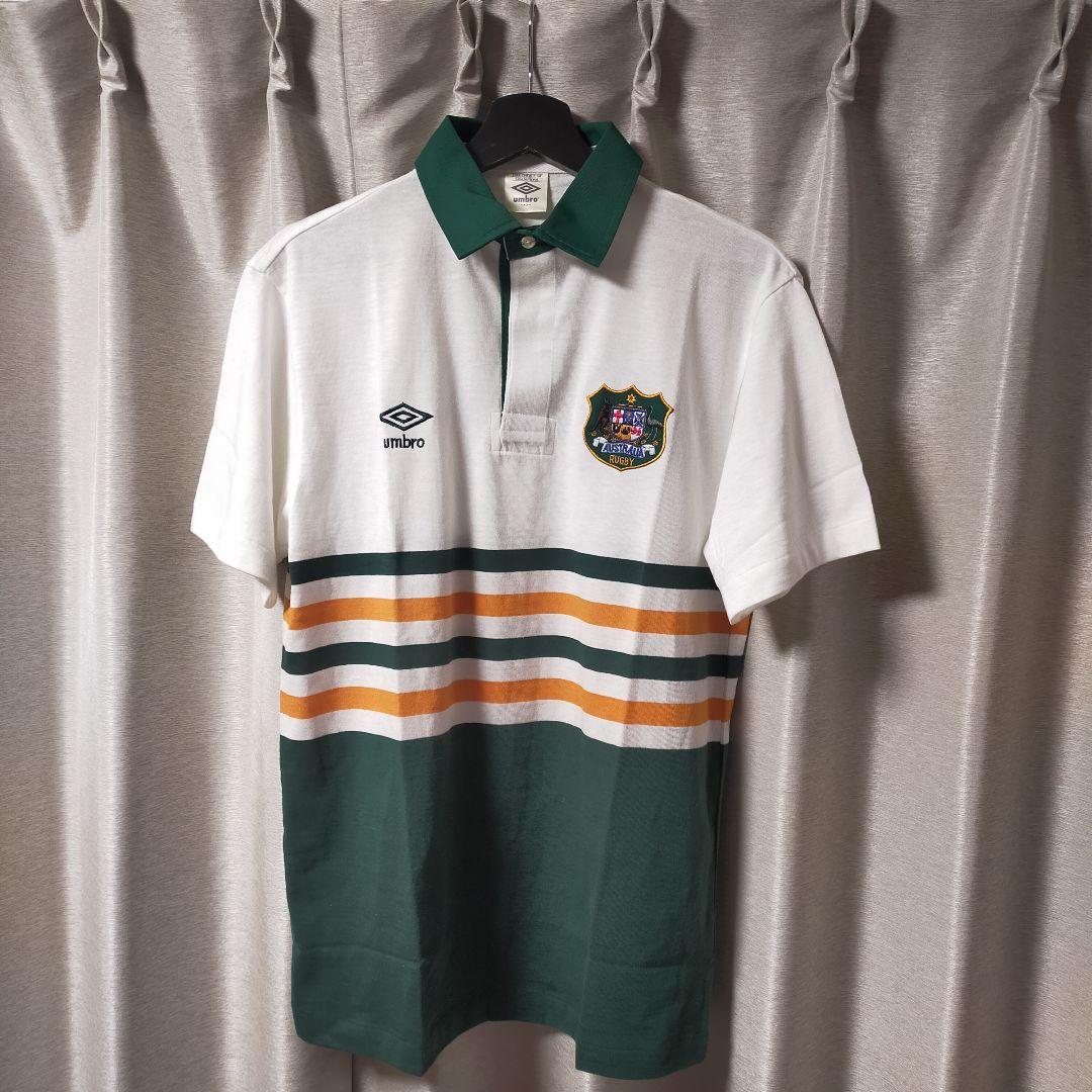 【90s未着用】 UMBRO ラグビー オーストラリア代表 シャツ XO 日本製