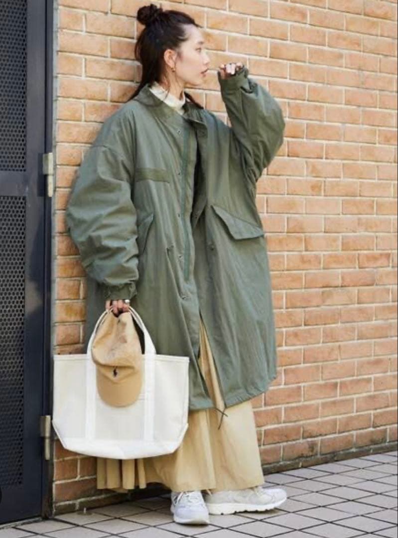 モッズコート　オリーブ（3WAY・モッズコート・キルトライナー）