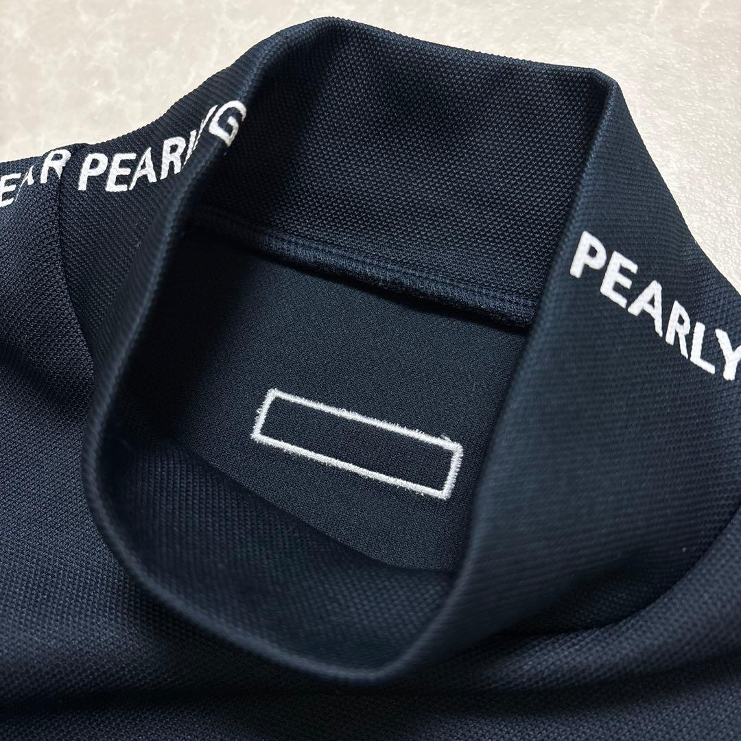 パーリーゲイツ★中厚手ストレッチ★ロゴ多め★モックネック【メンズ サイズ5（L】