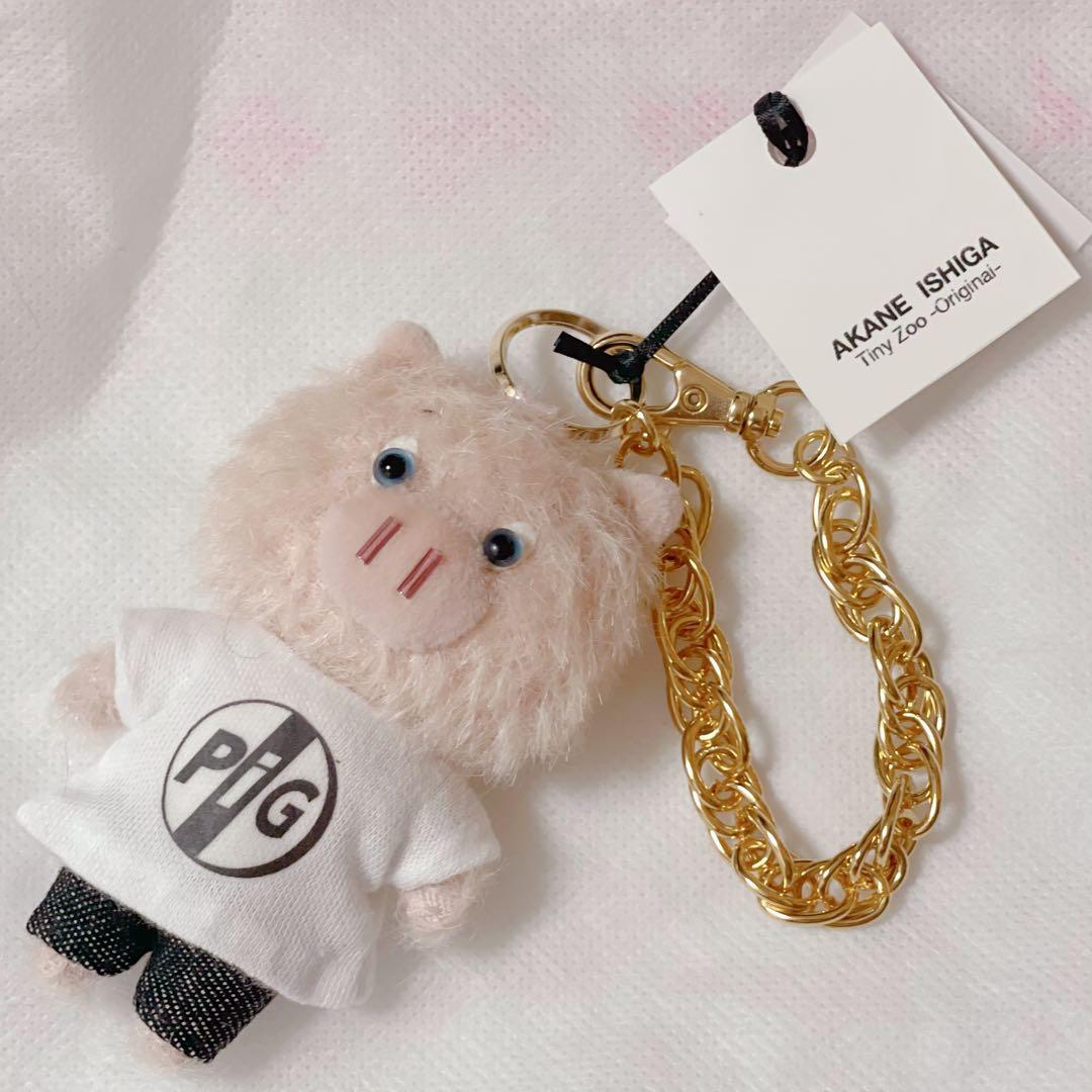 Tiny zoo 作家 羊毛フェルト テディベア ハンドメンド ぬいぐるみ ブタ