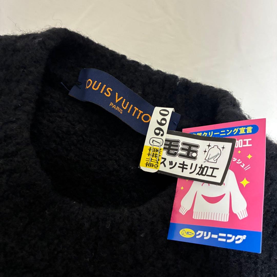 【正規品】ルイヴィトン LV インターシャ クルーネック ニット　Ｍ