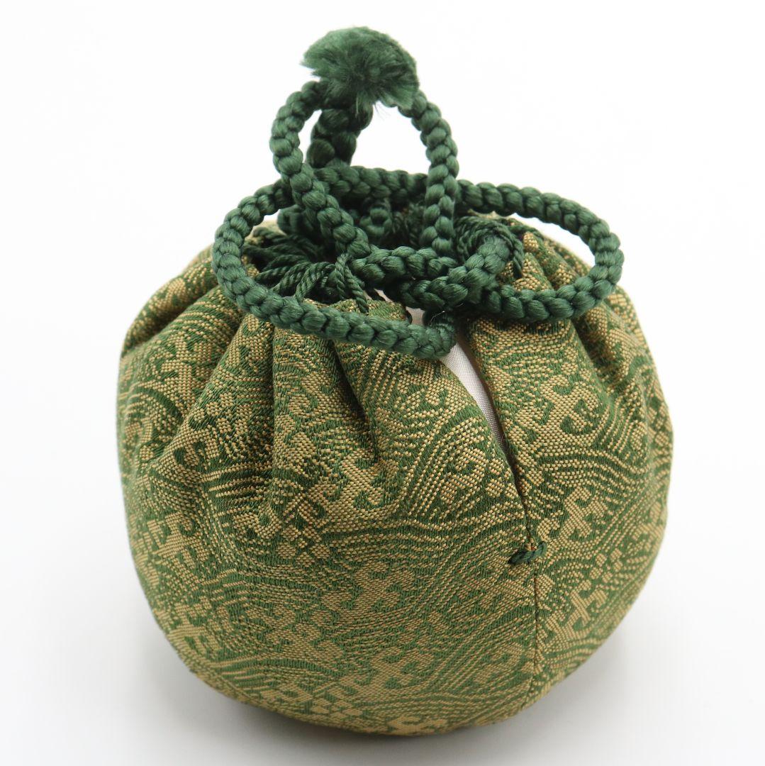 鬼丸碧山作 高取茶入 文琳 金春手金襴 万屋町緞子 茶道具 共箱　M318