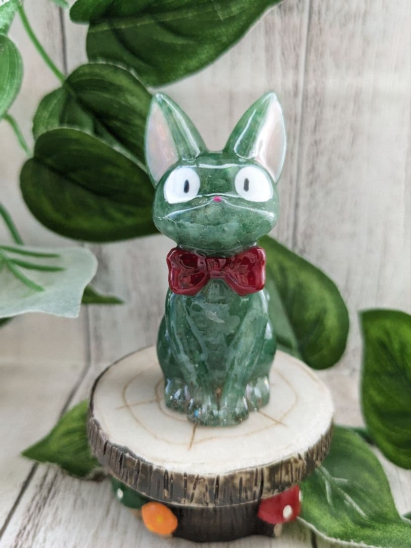 【桃】葉っぱ付き！ローズクォーツのかばちゃん形オルゴナイト☆他９点