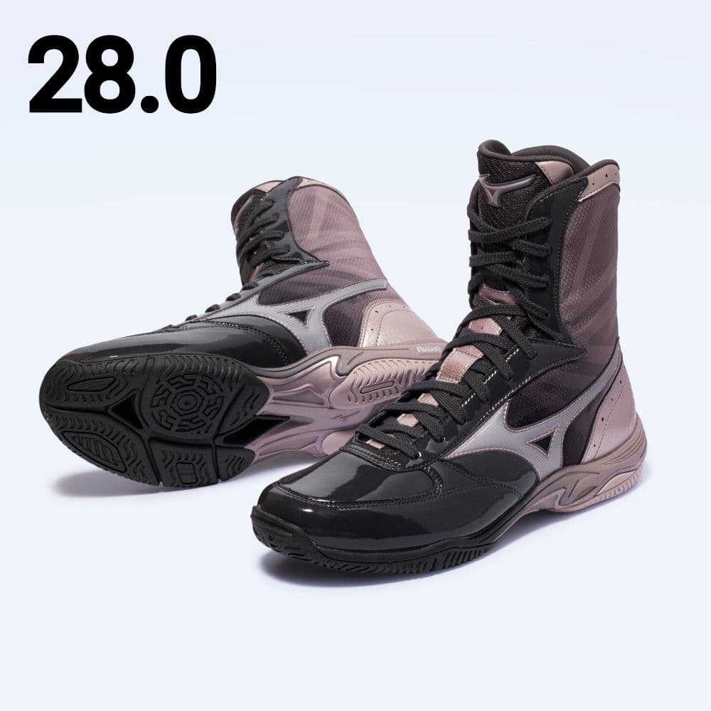 Mizuno Wave Monster ボクシングシューズ 黒 井上尚弥