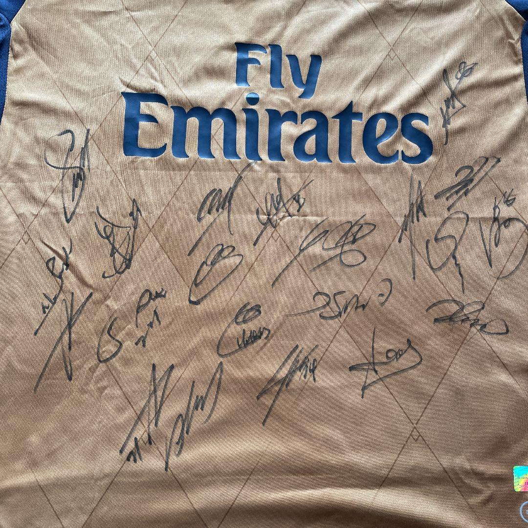 アーセナル チーム直筆サイン