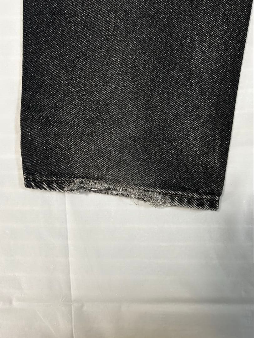 85年製 517 ブラック ユーロリーバイス UK製 ブーツカット W35L34