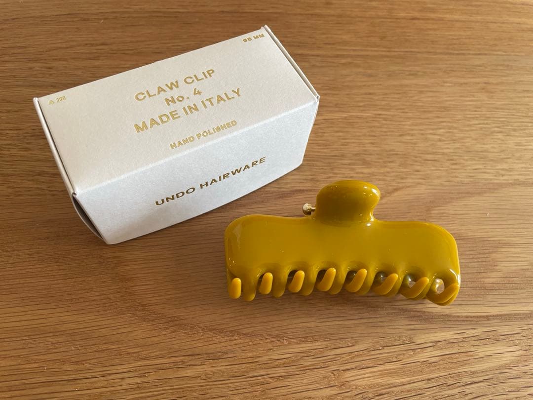 【Undo Hairware】No.4 CLAW CLIP saffron
