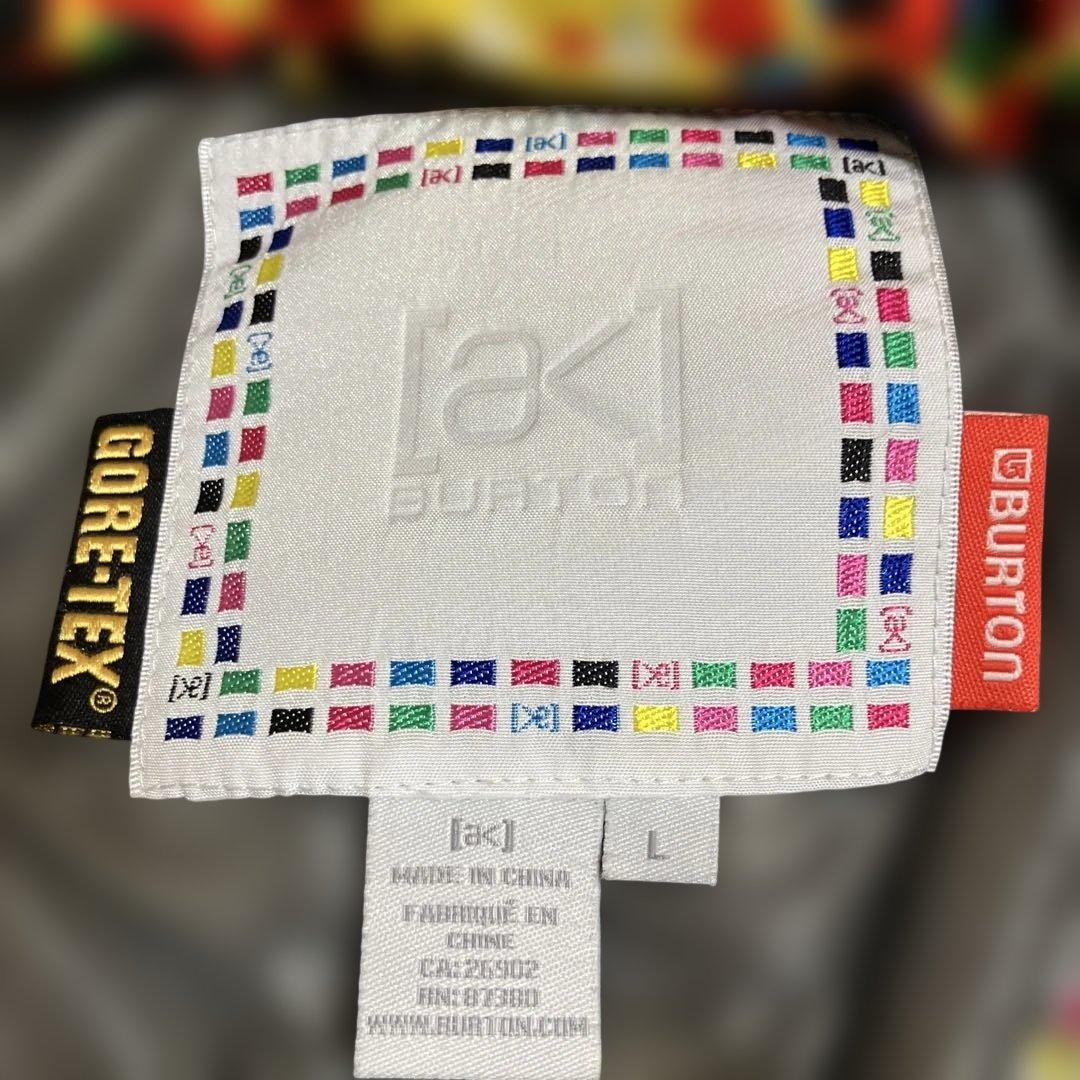 burton バートン ak GORE-TEX マルチカラードットジャケット　L