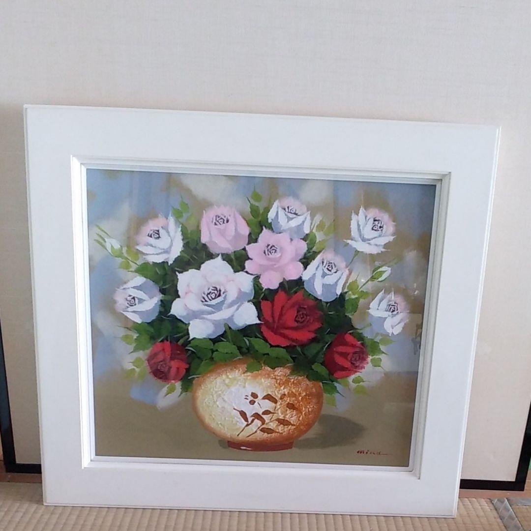 杉浦ミカ 油絵 絵画 薔薇 花の絵